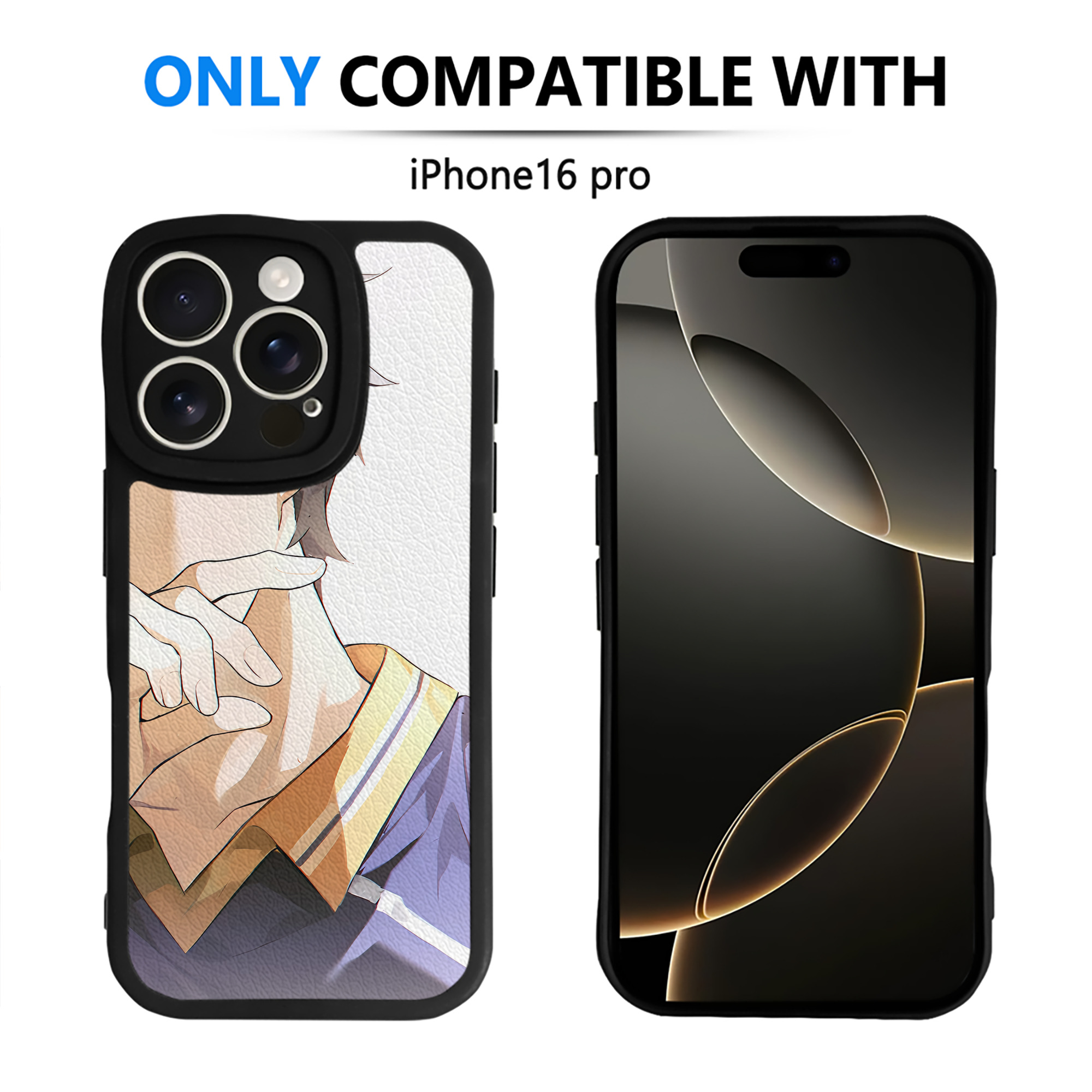 （画像用） ハイキュー!! Haikyu!! 【iPhone 16シリーズ対応】シリコンスマホケース（レザー調） 材質：シリコン